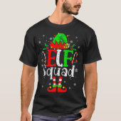 T-shirt Elf Family Christmas Matching Pajamas Xmas Elf Squ (Devant)