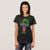T-shirt Elf Family Matching Group Christmas Gig Vidéo Cade (Devant entier)