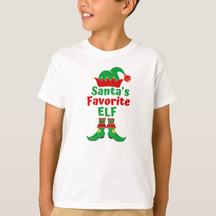 T-shirt Elf favori père Noël