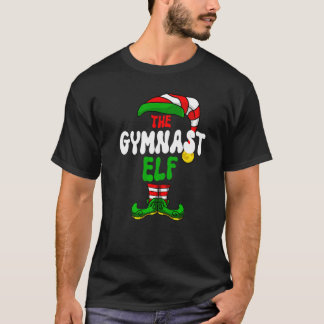 T-shirt Elf Gymnaste Combinaison de Groupe de Noël