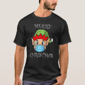 T-shirt Elf in Mask Joyeux Noël Noël (Devant)