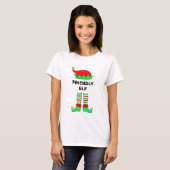 T-shirt Elf moderne pour Noël (Devant entier)