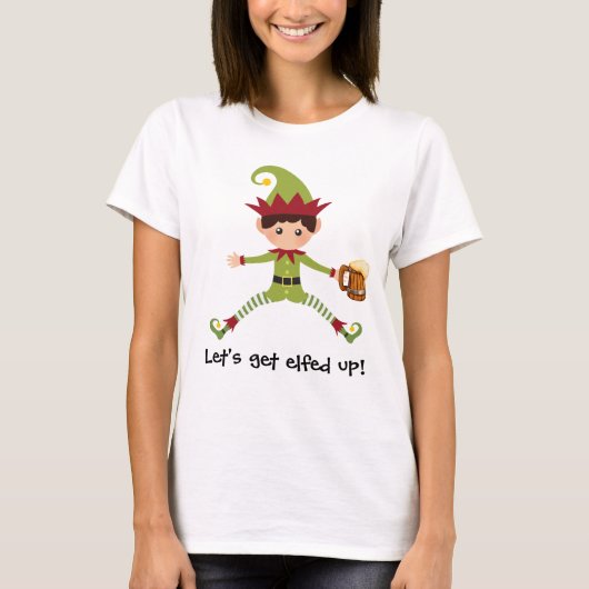 T-shirt Elf, on se lasse de Noël drôle (Devant)