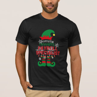 T-shirt Elf-paie-Noël-Xmas-commis-paie-directeur