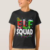 T-shirt Elf Squad Christmas Family Matching Xmas Pajamas  (Devant)