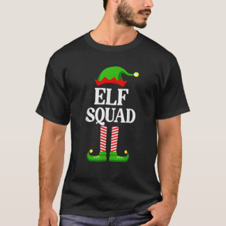 T-shirt Elf Squad Family Matching Group Funny Christmas