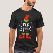 T-shirt Elf Squad Matching Christmas Elves (Devant)