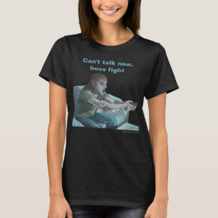 T-shirt Elf Video Gamer Boss Combat Imaginaire Art Shirts