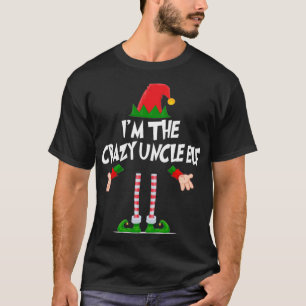 T-shirt Elfe de Noël Je suis le fou oncle Elf Xmas cadeau