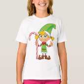 T-shirt Elfe fille avec Sucre de canne (Devant)