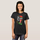 T-shirt Elfe mère de maman chaude (Devant entier)
