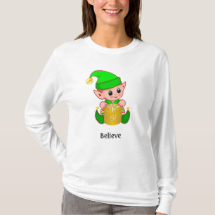 T-shirt Elfe Mignon & Texte Personnalisé