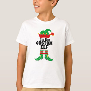 T-shirt Elfe Personnalisé Je suis Elfe Personnalisé Créez