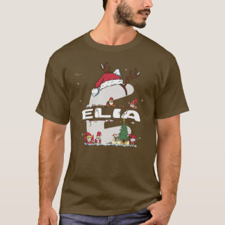 T-shirt Elia Christmasw Elia Name for funny Xmas 