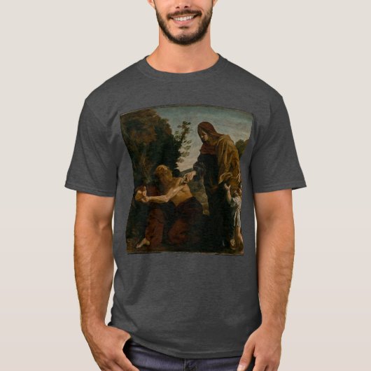 T-shirt Elijah Receiving Bread from the Widow of Zarephath (Devant)