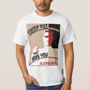 T-shirt Éliminer la syphilis et la gonorrhée