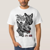 T-shirt ElitE Bull Terrier Têtes de pensée (Devant)