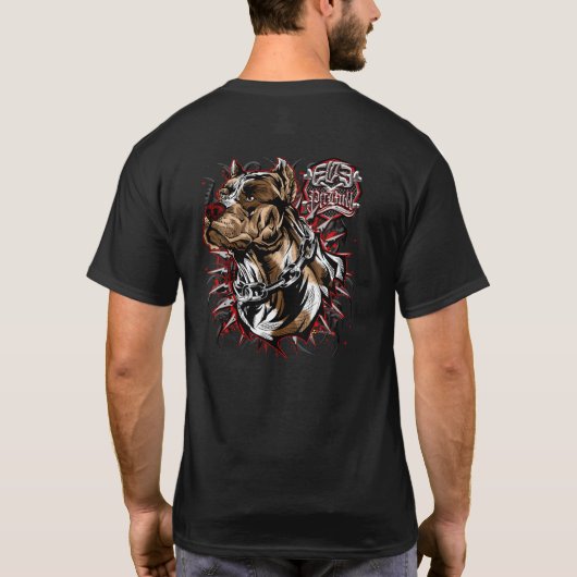 T-SHIRT ELITE PITBULL CLASSIQUE (Dos)