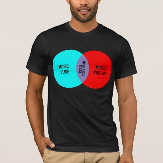 T-shirt Elitist venn diagram tee (Devant)