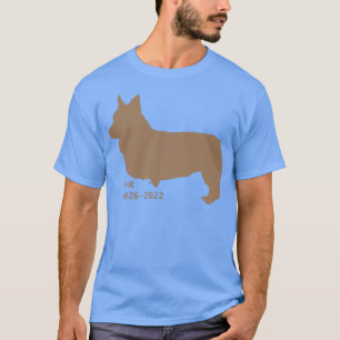 T-shirt Elizabeth II Hommage de Corgi