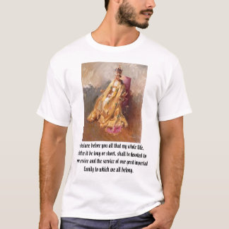 T-shirt Elizabeth II, je déclare avant que vous tous ce