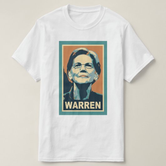 T-shirt Elizabeth Warren (Design devant)