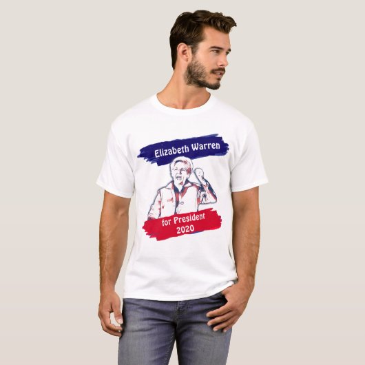 T-shirt Elizabeth Warren pour l'élection présidentielle de (Devant entier)