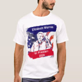 T-shirt Elizabeth Warren pour l'élection présidentielle de (Devant)