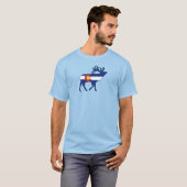 T-shirt Elk, Drapeau du Colorado (Devant entier)