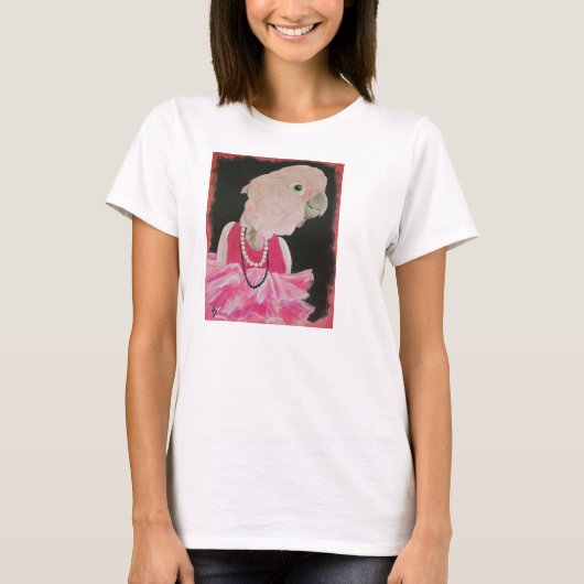 T-shirt Ella assez dans la pièce en t rose (Devant)