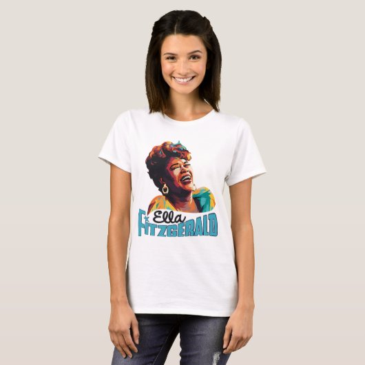 T-shirt Ella Fitzgerald (Devant entier)