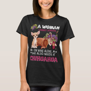 T-shirt Elle a aussi besoin de chihuahua
