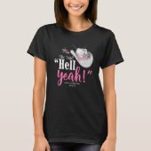 T-shirt Elle a dit 'Hell Yeah' Chapeau de Cowgirl Wht ID92 (Devant)
