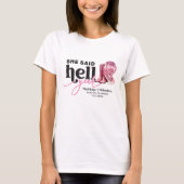 T-shirt Elle a dit Hell Yeah Rose Chapeau de Western Booth (Devant)