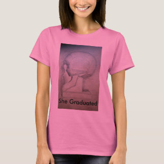 T-shirt Elle a reçu un diplôme