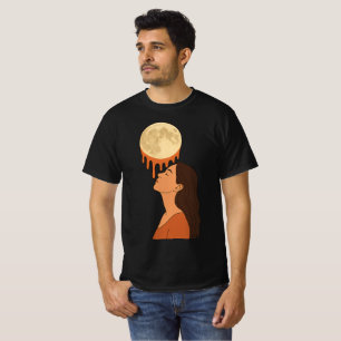 T-shirt Elle a regardé la Lune jusqu'à ce qu'elle fonde
