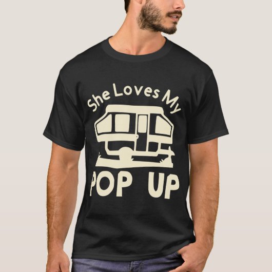 T-shirt Elle Aime Mon Pop-Up #USAPatriotGraphics © (Devant)