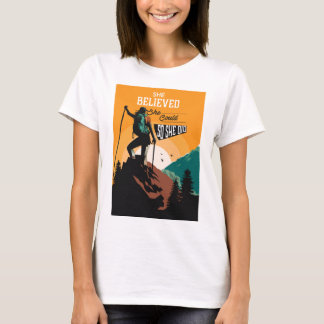 T-shirt Elle Croyait Qu'Elle Pouvait Ainsi Faire De L'Insp