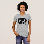 T-SHIRT ELLE EST À MOI (Devant entier)