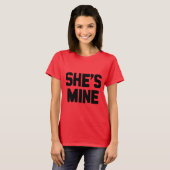T-SHIRT ELLE EST À MOI (Devant entier)