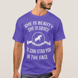 T-shirt Elle Est Beauté Elle Est Grace Elle Peut Te Te Des