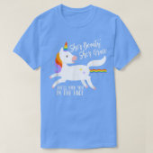 T-shirt Elle est beauté Elle est grâce Elle va te frapper (Design devant)