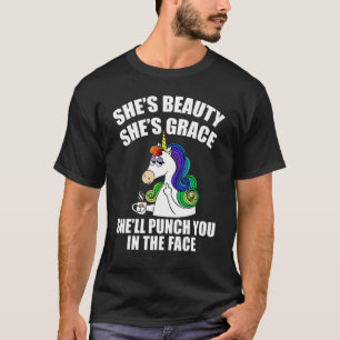 T-shirt Elle est beauté Elle est grâce Elle vous donnera u