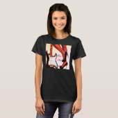 T-shirt Elle est chaude (Devant entier)