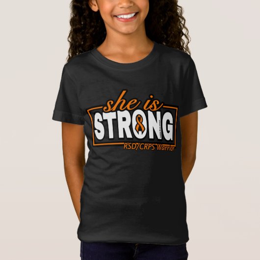 T-Shirt ELLE EST FORTE...RSD/CRPS (Devant)