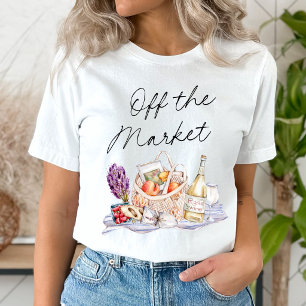 T-shirt Elle est hors du marché Fête de fiançailles au mar