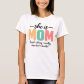 T-shirt Elle est maman (Devant)