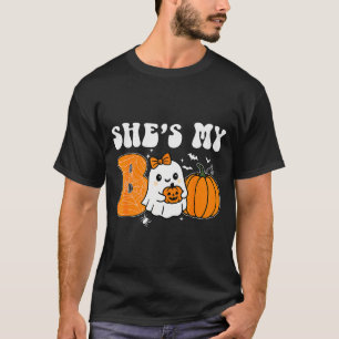 T-shirt Elle est mon Boo Drôle de couples assortis Hallowe