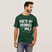 T-shirt Elle est mon drunker demi (Devant entier)