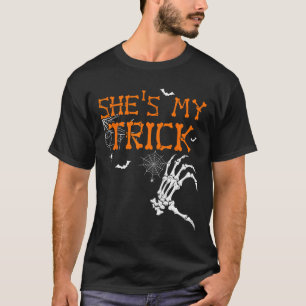 T-shirt Elle est mon tour il est mon friandise Couple Hall